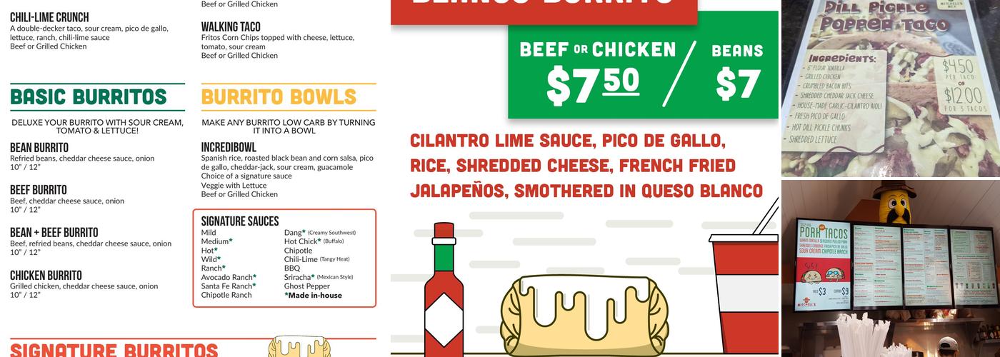 Mitchell's Mexican Grill Menu