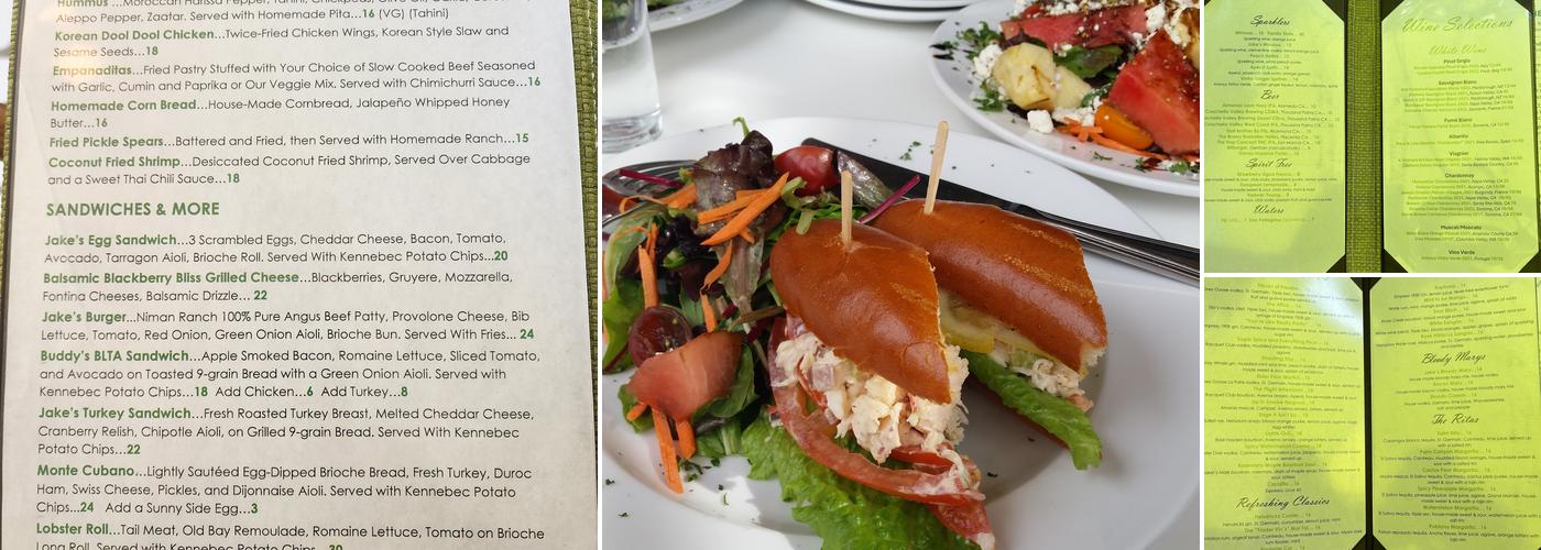 Jake's Menu