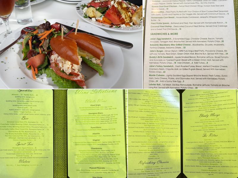 Jake's Menu