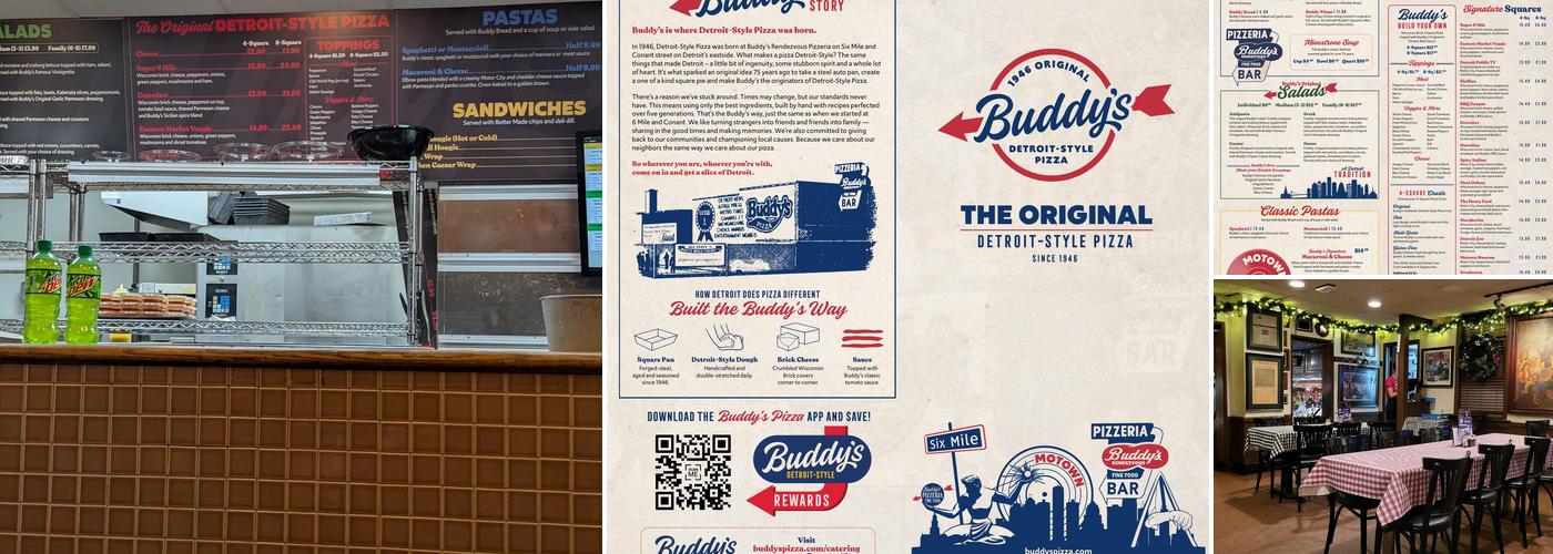 Buddy's Pizza Menu