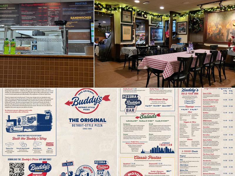 Buddy's Pizza Menu