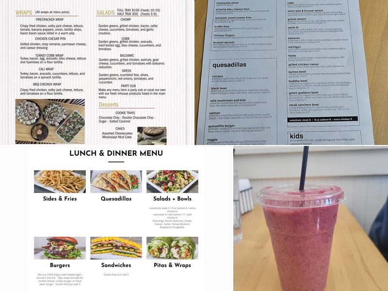 Chomp Menu