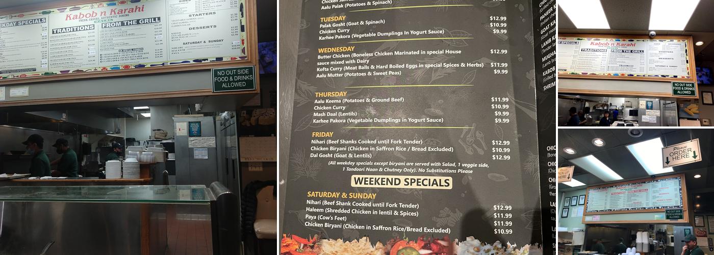 Kabob N Karahi Menu