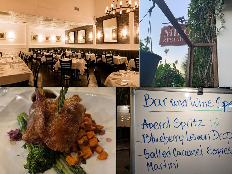 Miro's Restaurant 1555 S Palm Canyon Dr ste h-101, Palm Springs