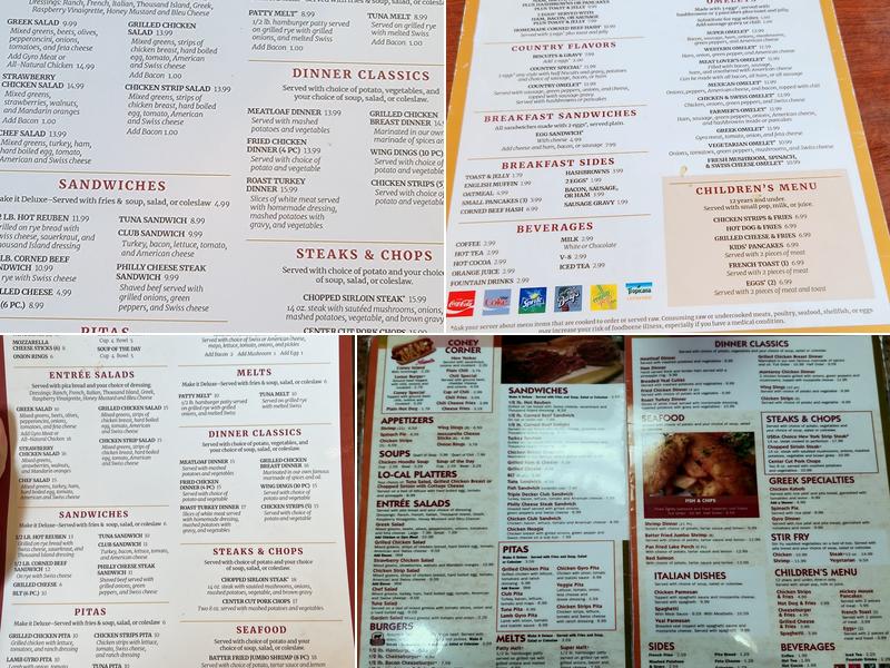 Antonio's Cafe & Grill Menu