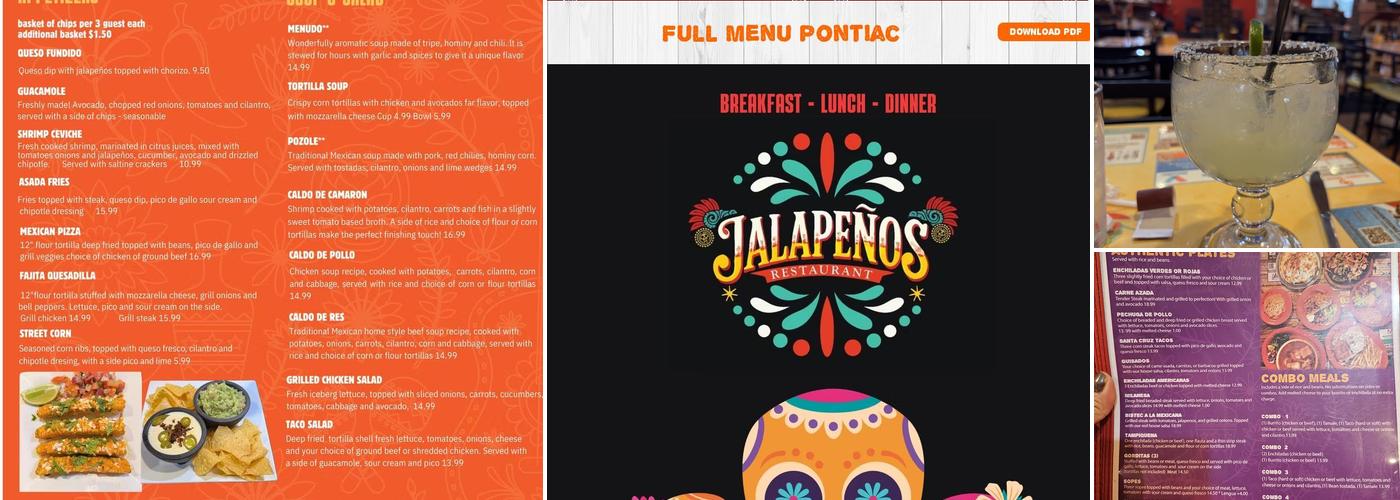 Jalapenos Menu