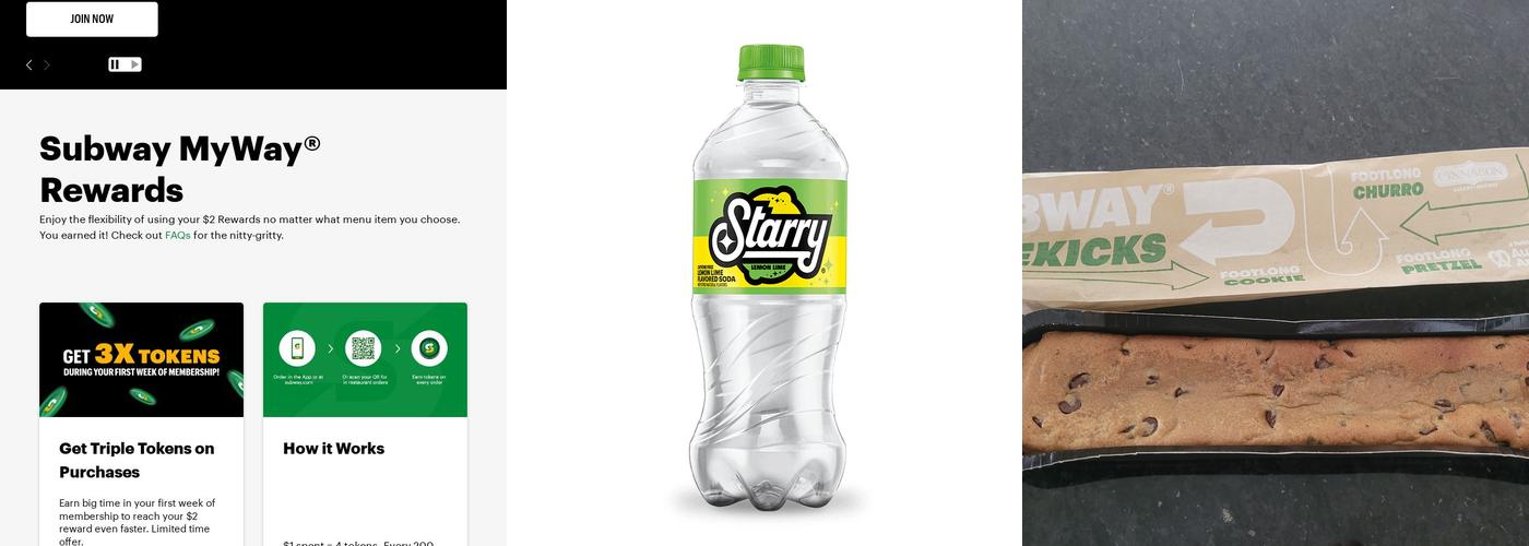 Subway Menu