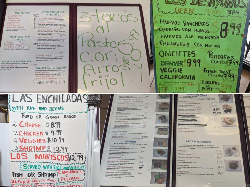 C'los Restaurant Menu