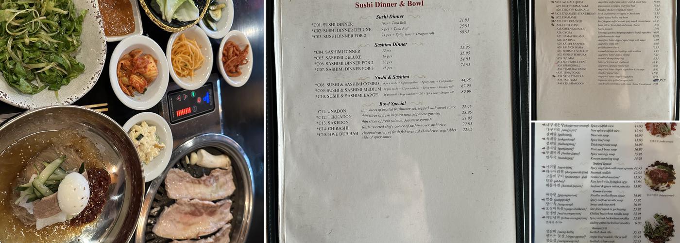Sapporo Sushi Menu