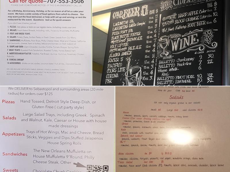 Hippizzazz Menu