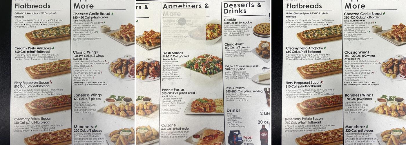 Pizza Guys Menu