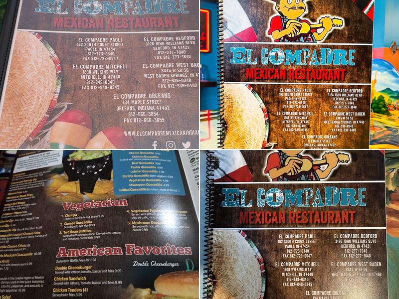 El Compadre Menu