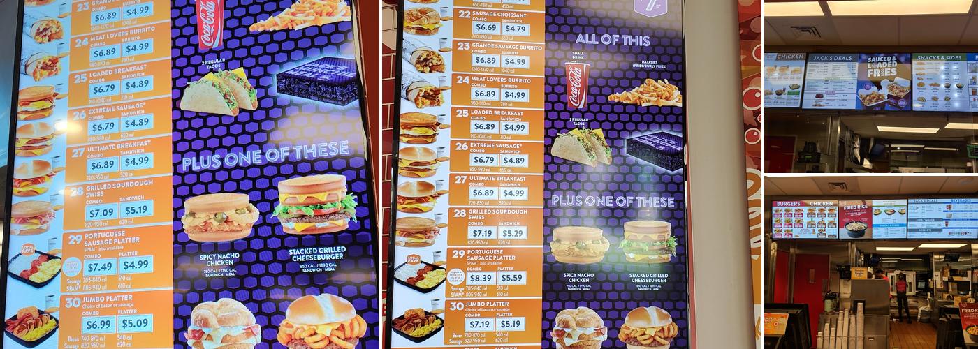 Jack in the Box Menu
