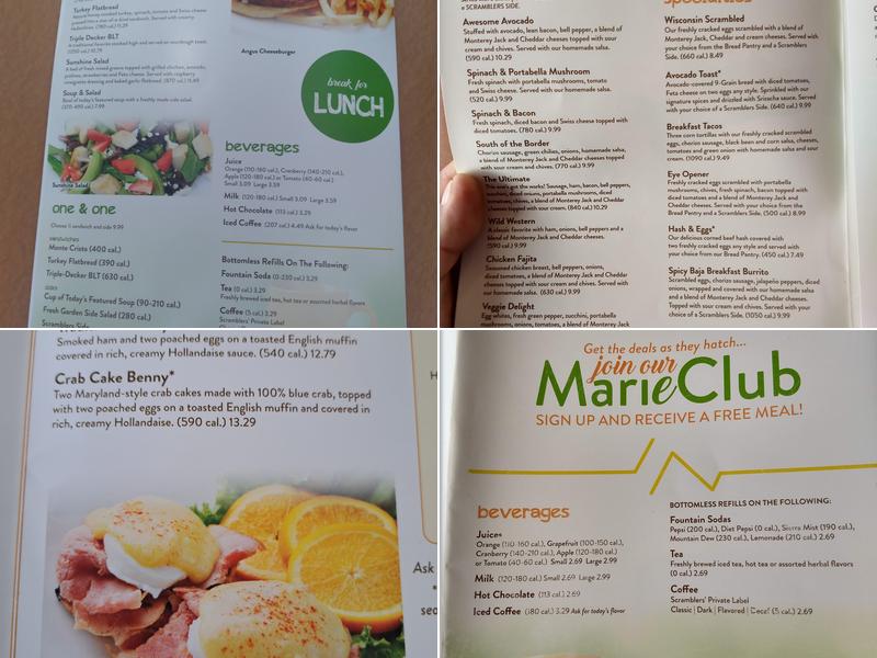 Scramblers Menu