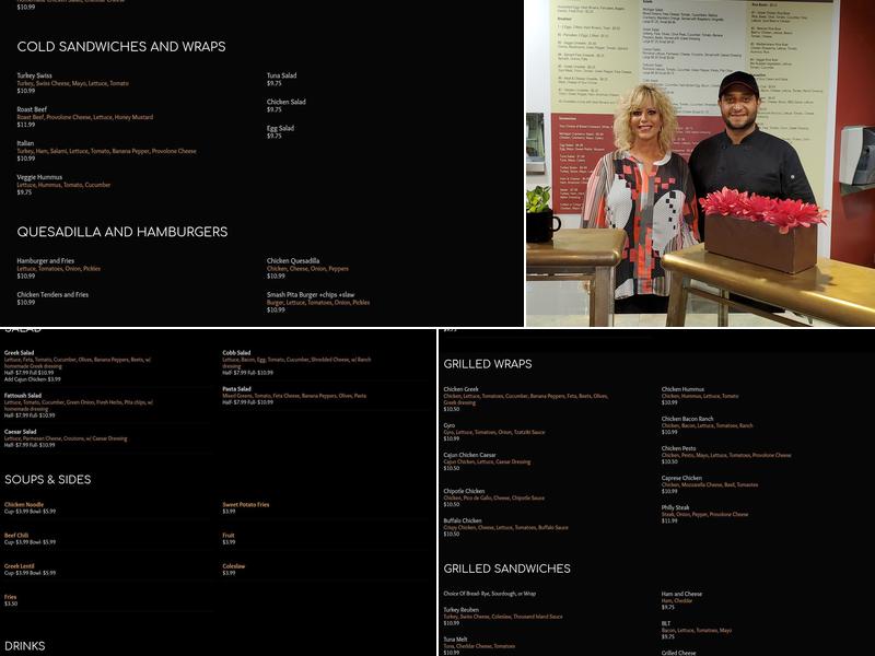 MI CORPORATE CAFES Menu