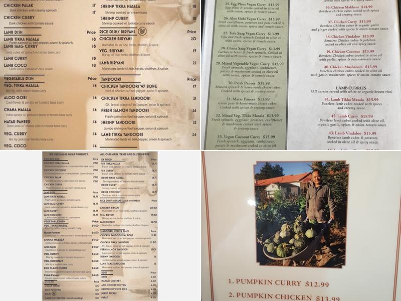 Himalayan Tandoori & Curry House Menu