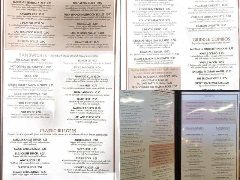 Pepper's Cafe Menu