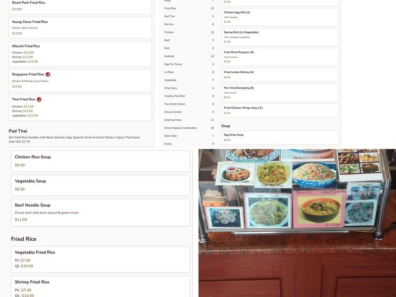 Chinatown Express Menu