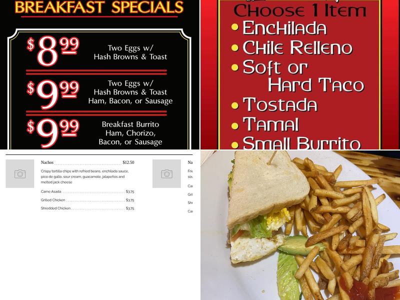 Cafe Salsa Menu