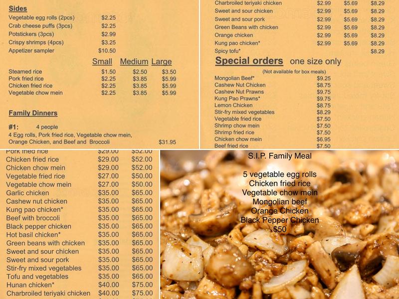 Hunan Kitchen Menu