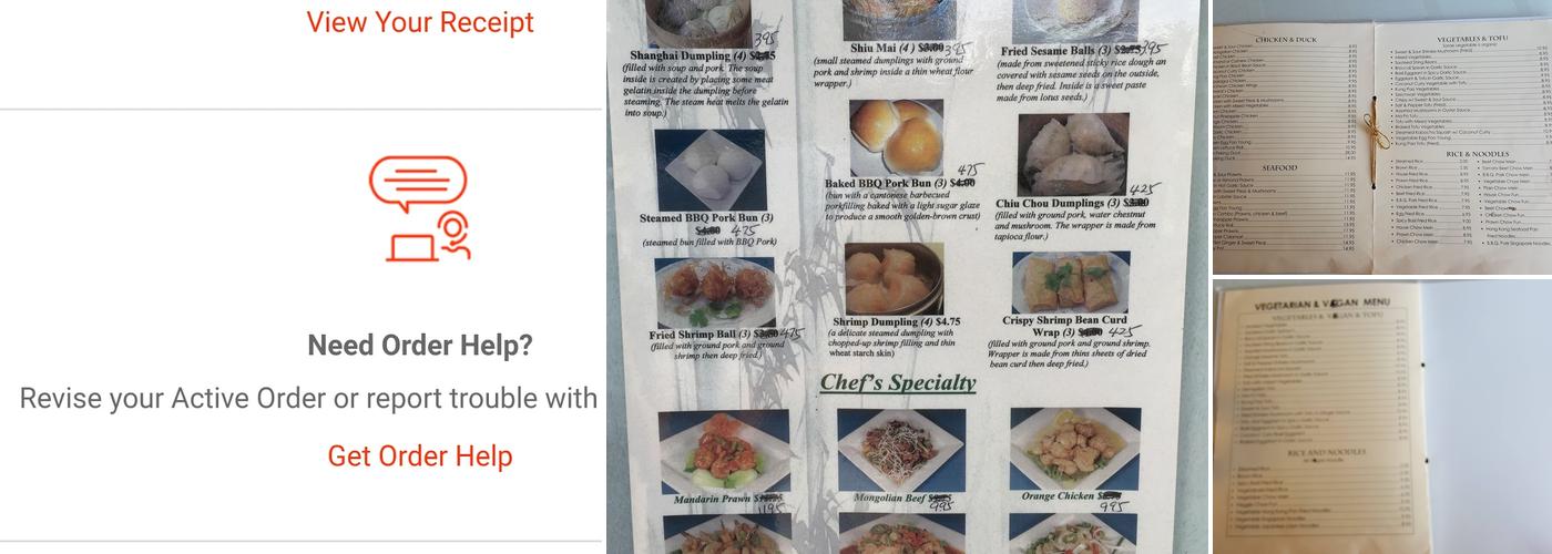 China Chef Menu