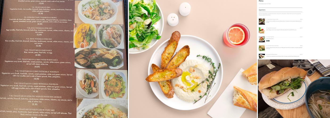 Phở Vinh Menu