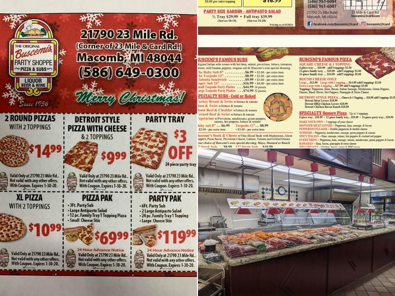 Buscemis Menu