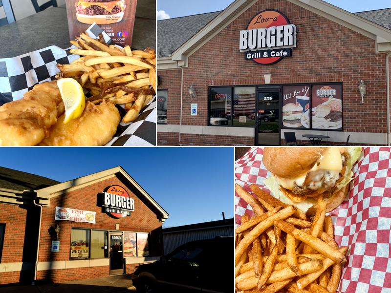 lov-a burger Fries & Shakes