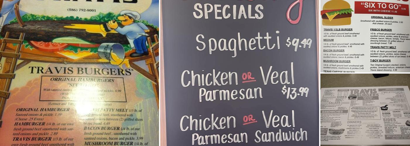 Travis Restaurant Menu