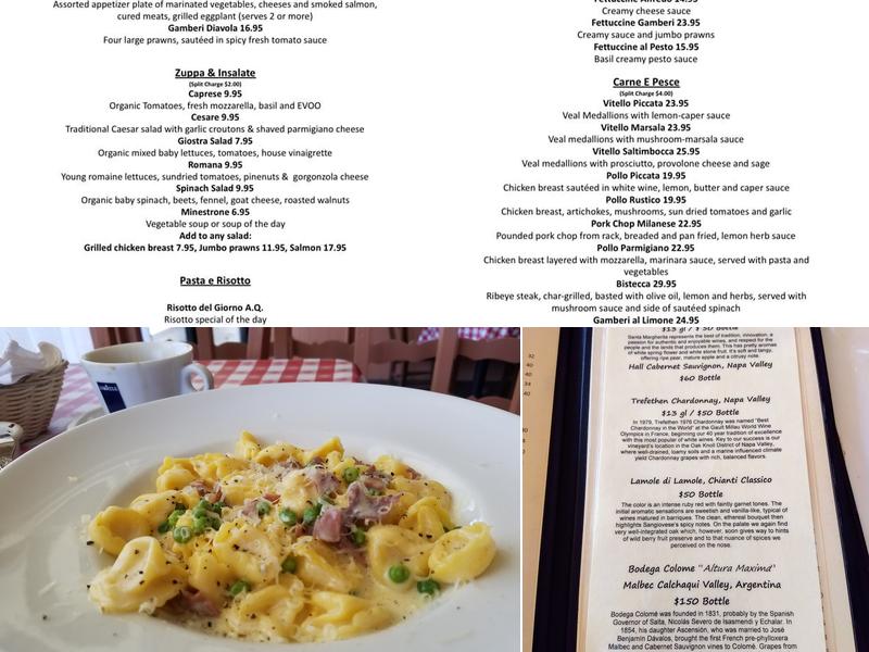 Caffe Giostra Menu
