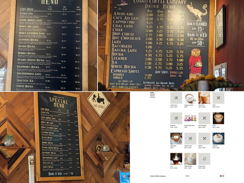 Cotati Coffee Company Menu