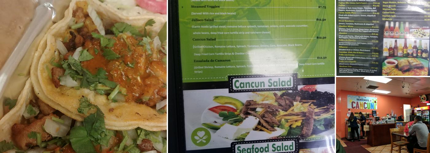 Cancun Restaurant Menu