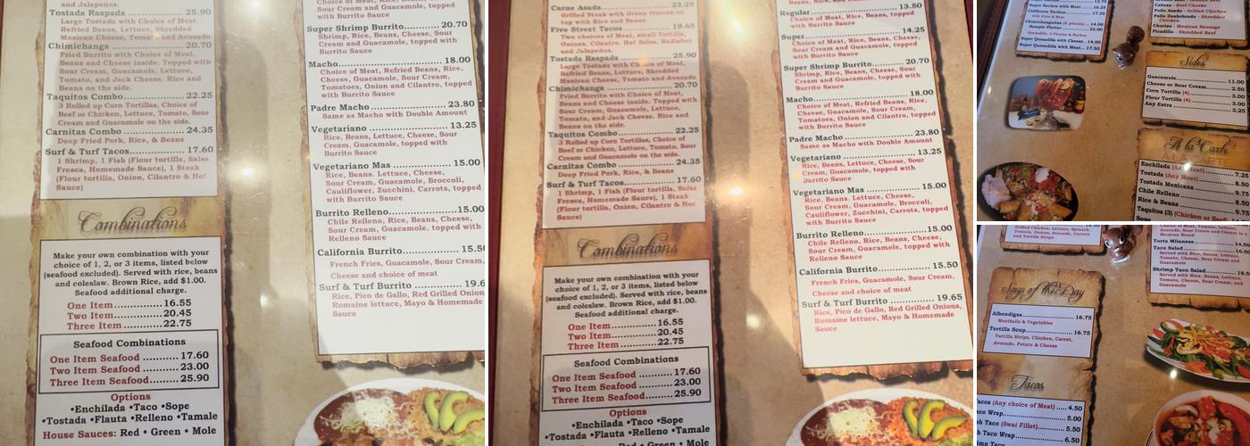 Mi Pueblo El Centro Menu