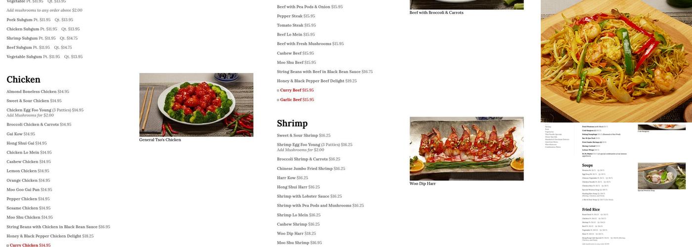 Hong Kong Cafe | Chinese & Cantonese Restaurant Menu