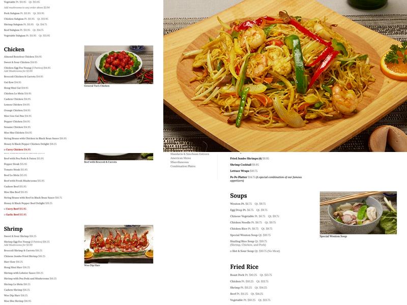 Hong Kong Cafe | Chinese & Cantonese Restaurant Menu