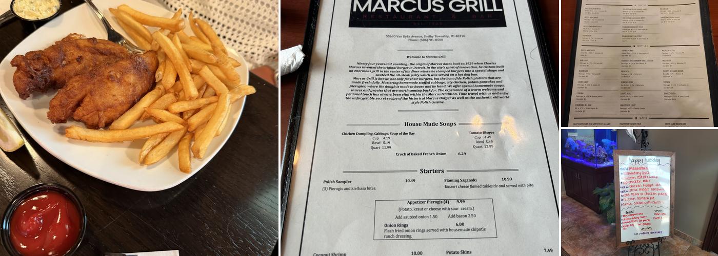 Marcus Grill Menu