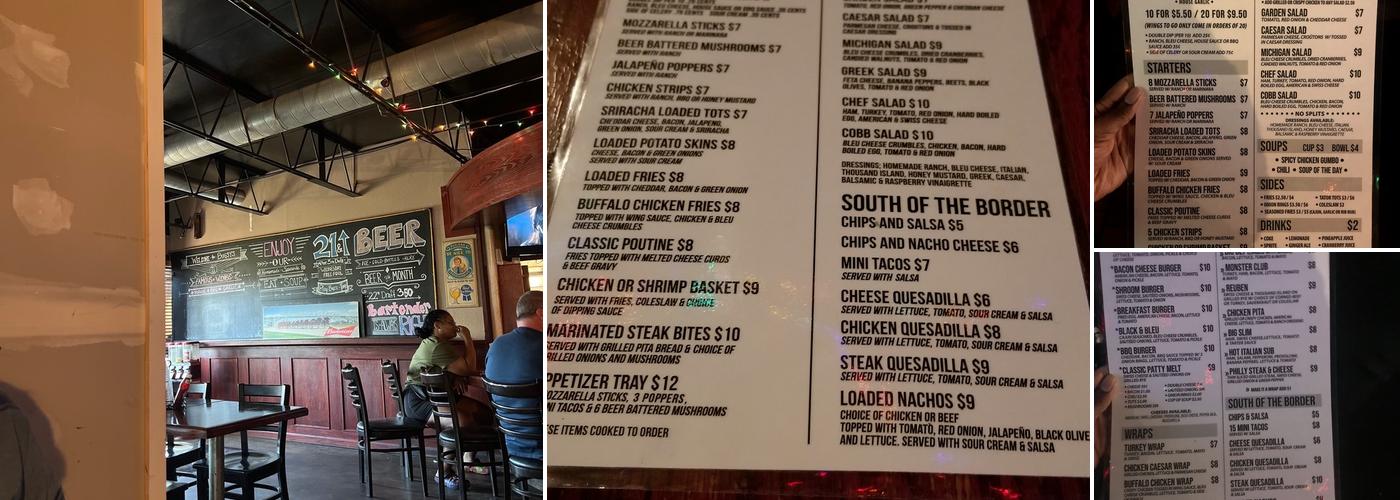 Bugsy's Bar & Grill Menu