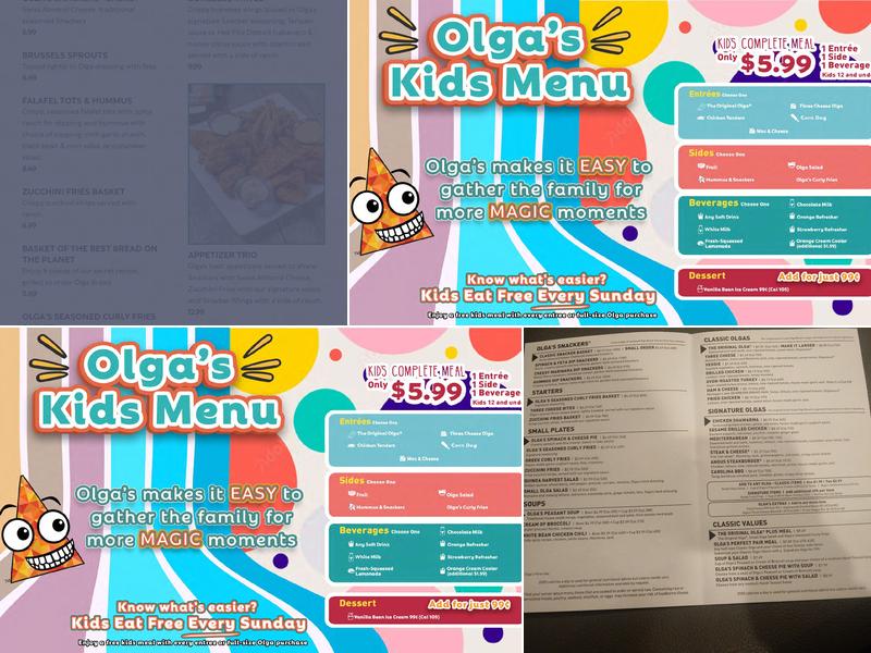 Olga's Kitchen Menu