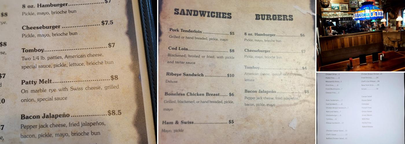 Osgood Grub Co Menu