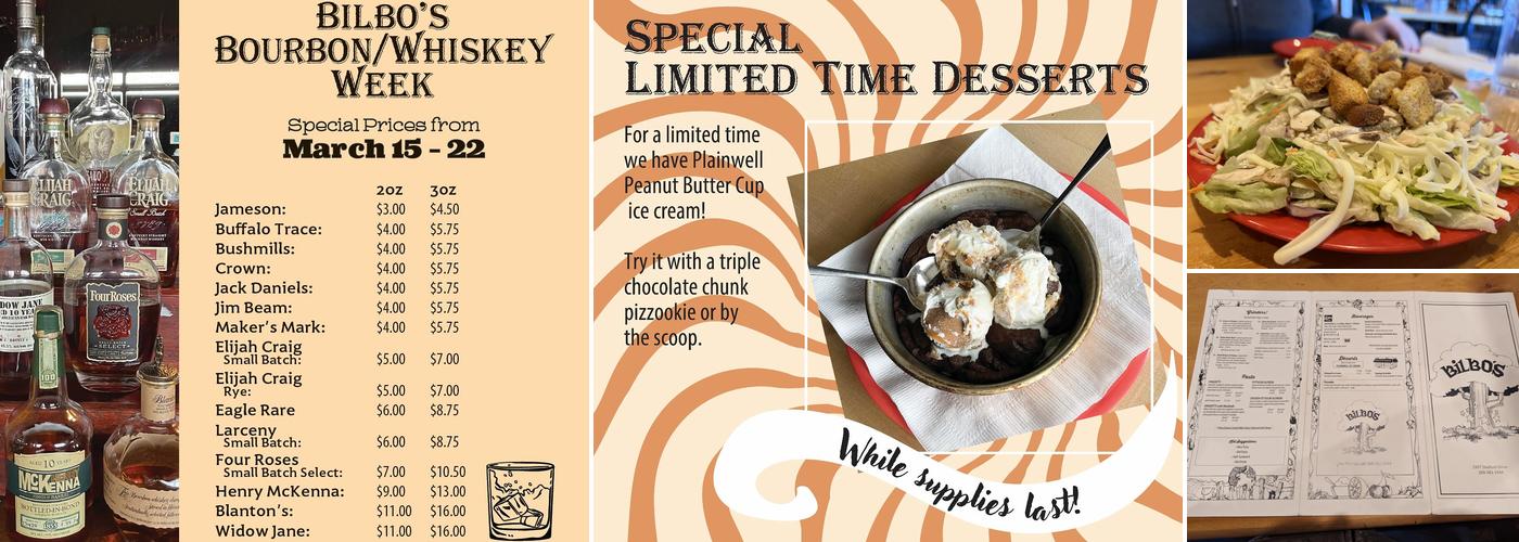 Bilbo's Menu