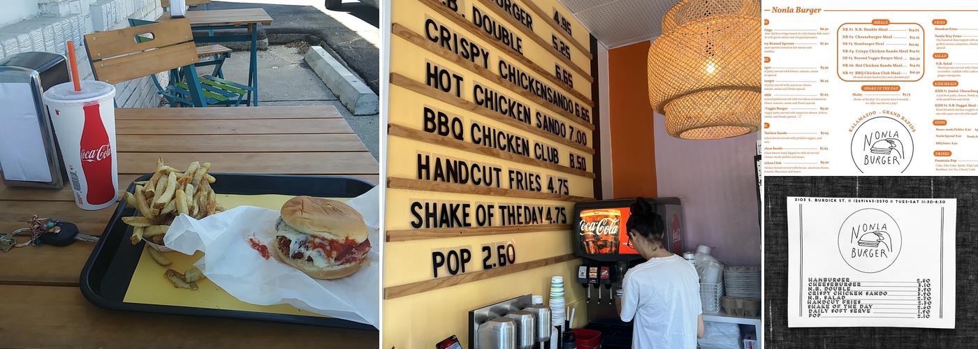 Nonla Burger - Burdick St. Menu