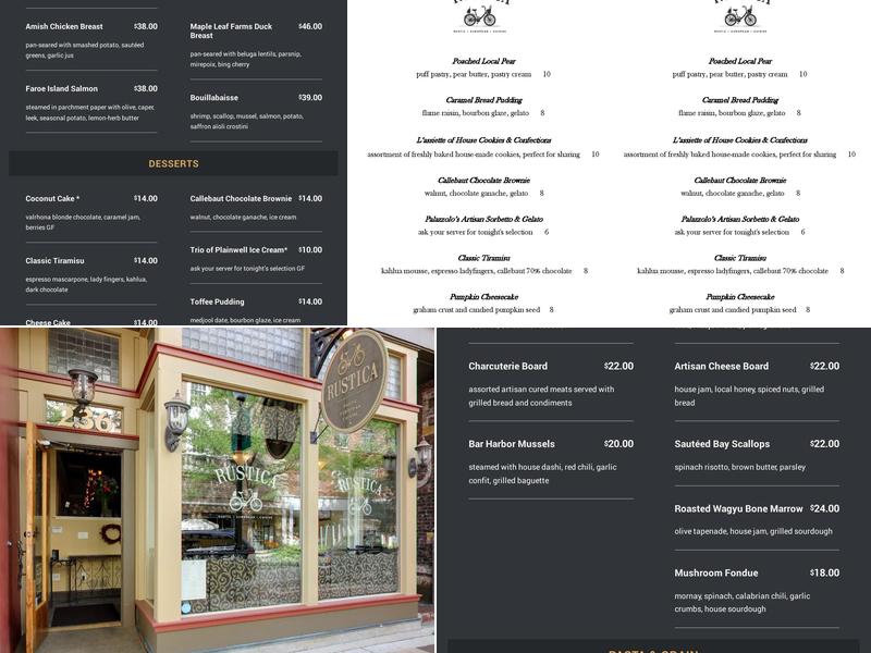 Rustica Menu