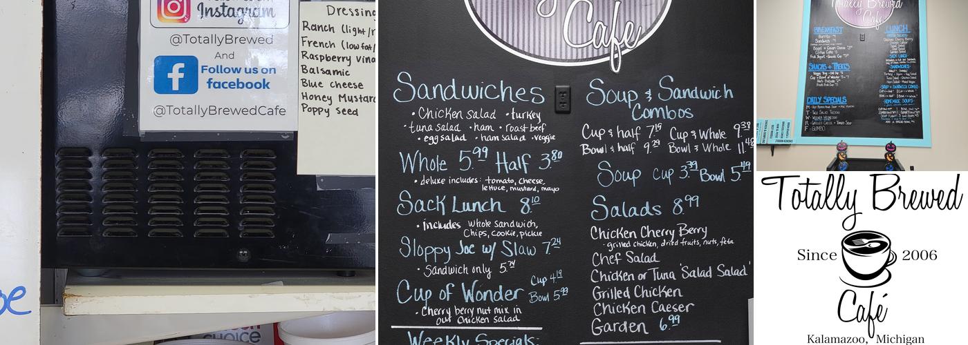 Totally Brewed Cafe Menu
