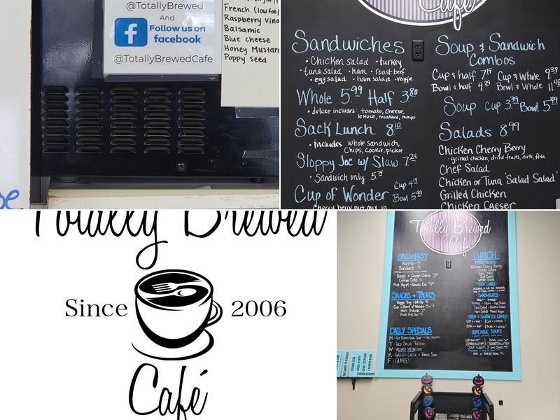 Totally Brewed Cafe Menu