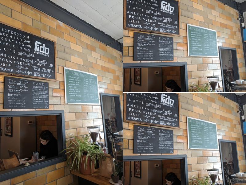 Start Here Coffee Menu