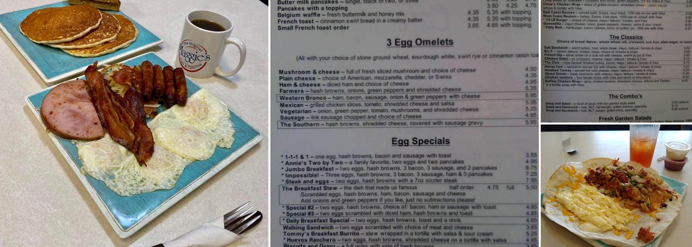 Maggie's Café Menu
