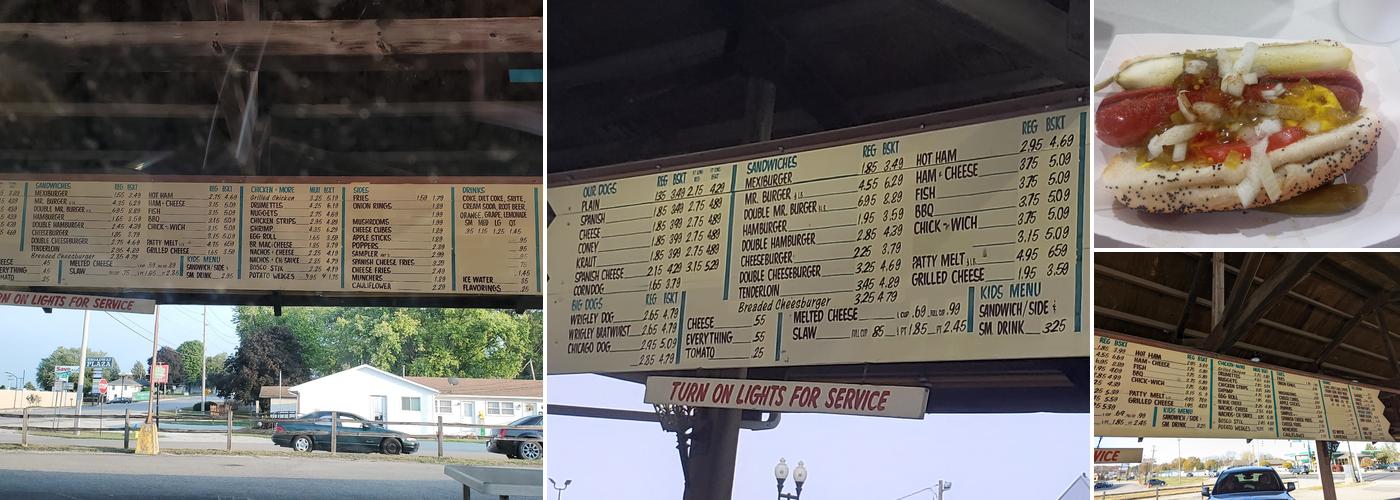 Mr. Weenie Menu