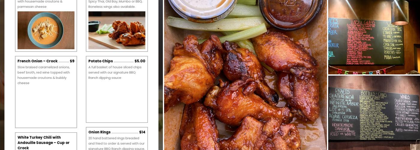 Full On Craft Eats & Drinks Menu