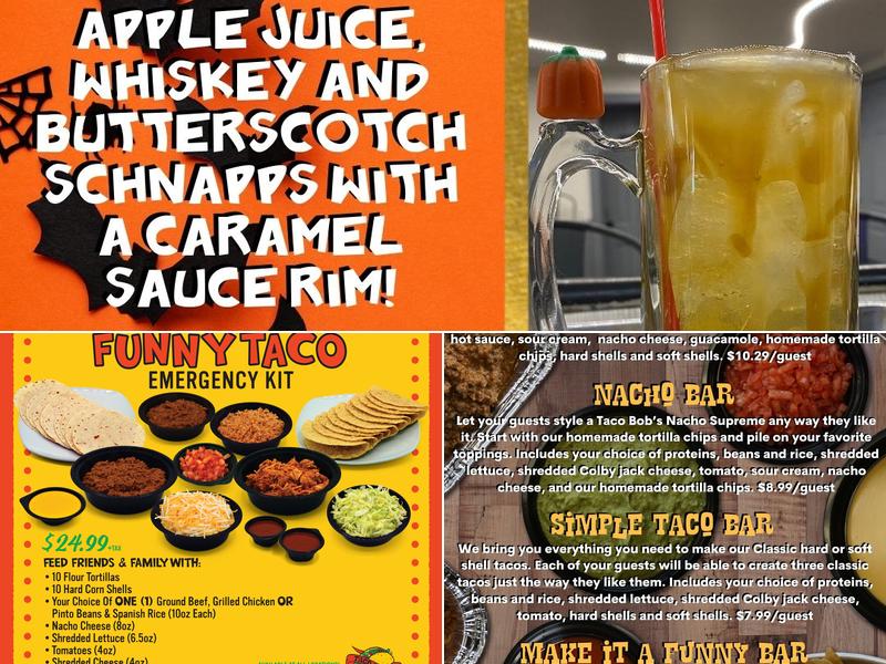 Taco Bob's Menu