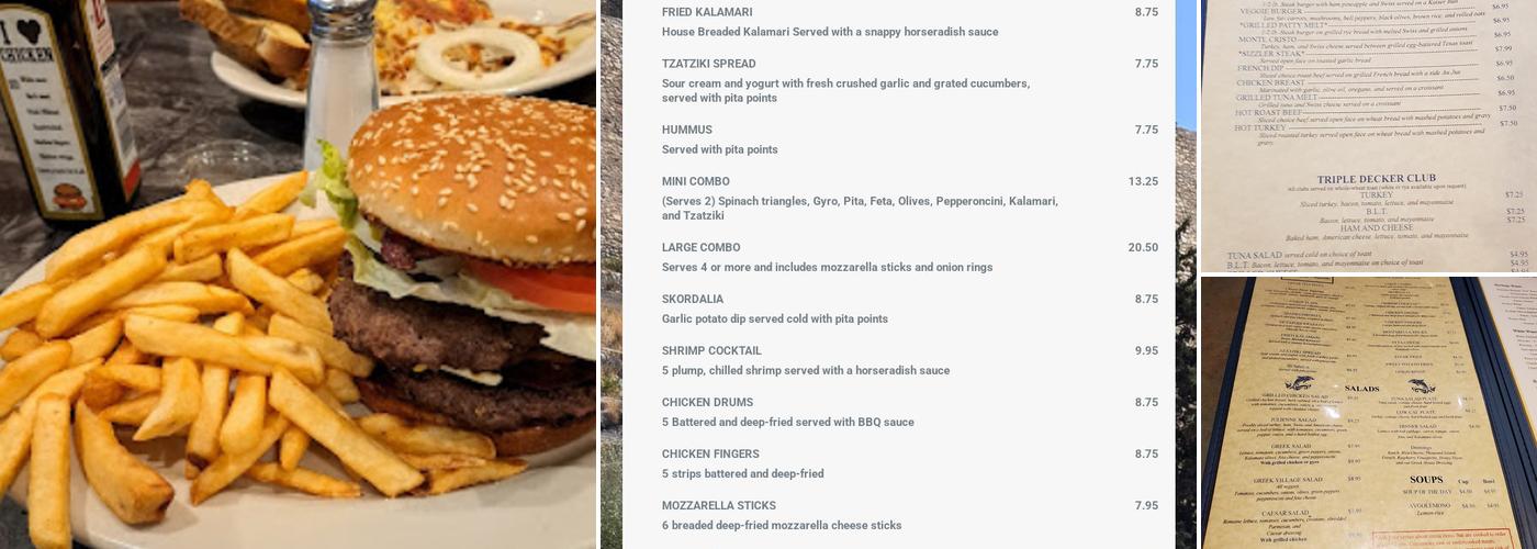 Blue Dolphin Menu